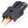 GM Delphi / Packard - GM TPS 3 way weatherpack receptacle pigtail, black