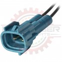2 Way Receptacle Connector Pigtail MT Sealed Series for Sensor Application, Blue Keyway 1