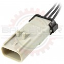 3-Way Headlight Receptacle Connector Pigtail
