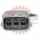 3 Way Receptacle pigtail for Japanese coils & sensors