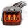 6 Way Receptacle Connector Pigtail for Japanese applications, Gray