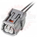 2 Way Sumitomo HV 040 Low Keyway Grey Connector Plug Pigtail