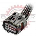 10 Way Connector Plug Pigtail for Toyota & Lexus Blind Spot Sensor & Canister Pump Module, 90980-12380
