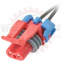 2 Way Metripack 150 Plug Connector Pigtail for EVAP Solenoid, Red