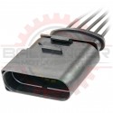 5 Way Bosch MAF Connector Receptacle Pigtail for VW, Audi, & European Applications (VW # 6X0 973 825)