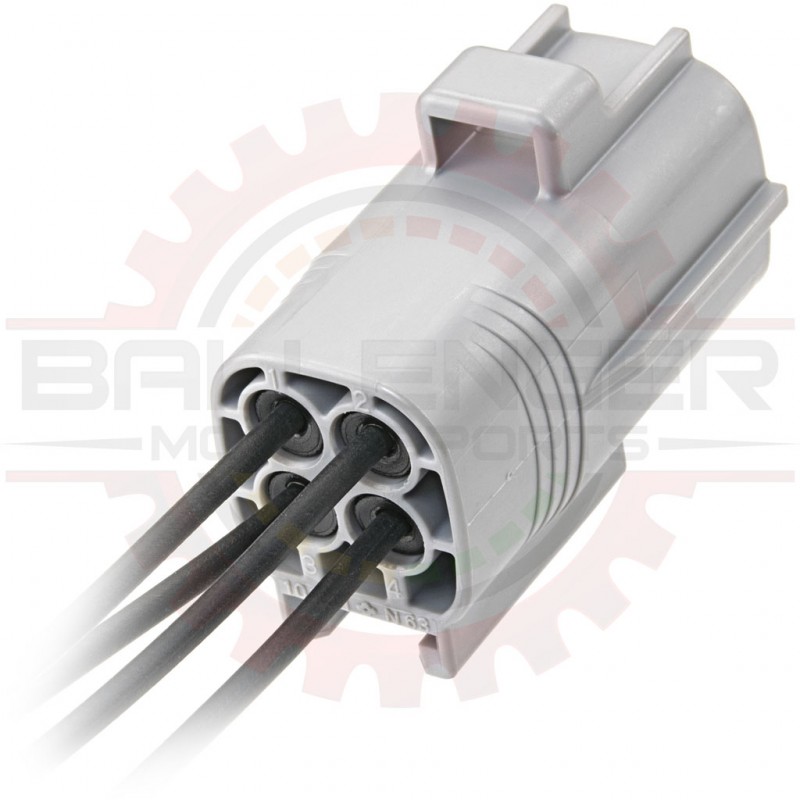 4 Way TS Connector Receptacle Pigtail, Gray 9098010941 for A/C connections