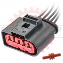 5 Way MAF Connector Plug Pigtail for VW, Audi, & European Applications (VW # 1J0 973 775 A)