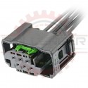 6 Way MQS Connector Plug Pigtail for European Applications