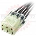 6-way Plug Connector Pigtail HM Sealed Series (HKS UEGO)