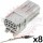 Sumitomo 8-way TS 025 Receptacle Pigtail Toyota 90980-12519