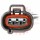 3 Way Sumitomo TS Plug Connector Pigtail for Idle Air Control / Idle Speed Solenoids 90980-11145