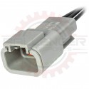 Deutsch DTM/ATM 3 Way Connector Receptacle Pigtail