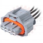 4 way Bosch BDK/BSK Connector Pigtail, Alternate Coding (white/lt grey)