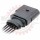5 Way Sealed Receptacle Connector Pigtail 1.5 mm, 1-row, Coding I, (neutral)