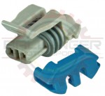 GM Delphi / Packard - 2 Way Metripack 150 Plug Assembly, Gray