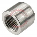 Extended Stainless Steel Wideband O2 Sensor Fitting (less restriction in small diameter pipes) - Weld in type - Female Nut