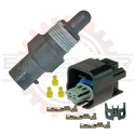GM Delphi / Packard Intake Air Temperature Sensor ( IAT / MAT / ACT) or Manifold Air Temperature Sensor # 12146830 , Gray with Keyway Connector Kit