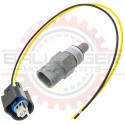 GM Delphi / Packard Intake Air Temperature Sensor ( IAT / MAT / ACT) or Manifold Air Temperature Sensor # 12146830 , Gray with Keyway Connector Pigtail Kit