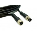 CAN bus Extension Cable, M8 4P Female to M8 4P Male