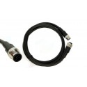 8 Channel Sensor Extension Cable, M12 12P Female to M12 12P Male