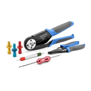 Amphenol AUTK-100 Universal Crimping Set for Size 20, 16, and 12 Amphenol / Deutsch Solid Body Contacts
