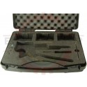 Small Case for Production Quality Hand Crimper - Holds Production Quality Crimper with die plus 3 additional Production Quality Crimp Dies