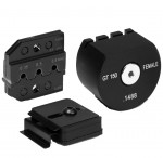 Production Quality <u><b>One-Step</b></u> Crimp Die ( Crimps Copper & Seal in one cycle ) for 22-18 ( .35mm2 - 0.8mm2 ) for 3.5mm centerline for Delphi / Packard GT 150 sealed Female Terminals - HT11510488-5