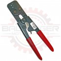 Ratcheting Wide-Range Crimper for 24-14AWG  Delphi / Packard 12085271 and SPX Kent Moore J-38125-7 - Professional Tools for crimping Weather-Pack ( Weatherpack ), Metri-Pack ( Metripack ), GT Style and most Terminal Types
