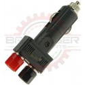 12 VDC 10A Fused Binding Post Car Power Plug