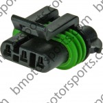 GM Delphi / Packard - 3 way metripack 150 male connector  MAF / CAM mate green seal