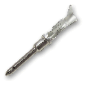 Deutsch Size 16 Stamped & Formed Pin Male Nickel Plated Terminal, 0.5-1mm2 (20-16AWG)